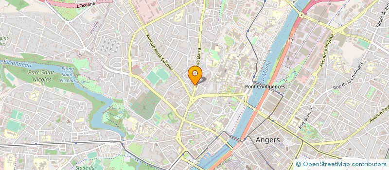 localisation de l'entreprise OGEC DES ECOLES PRIVEES SAINTE THERESE à ANGERS