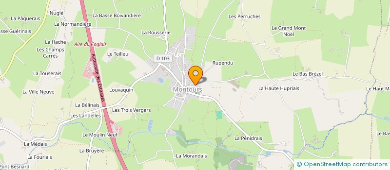 localisation de l'entreprise OGEC DES ESTUAIRES  LES PORTES DU COGLAIS