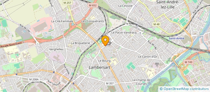 localisation de l'entreprise OGEC DOMINIQUE SAVIO à LAMBERSART