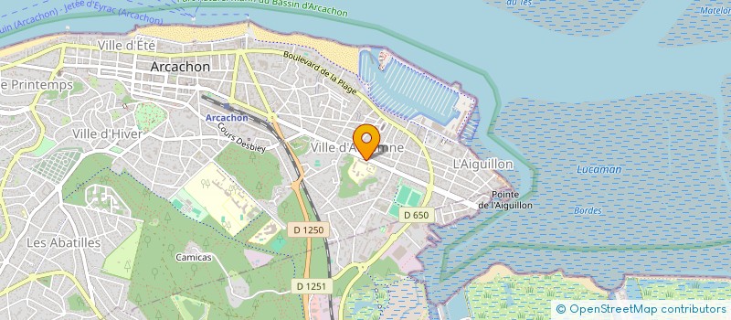 localisation de l'entreprise OGEC DU BASSIN ARCACHON à ARCACHON