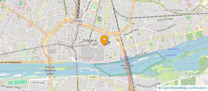 localisation de l'entreprise OGEC DU BOURDON BLANC à ORLEANS