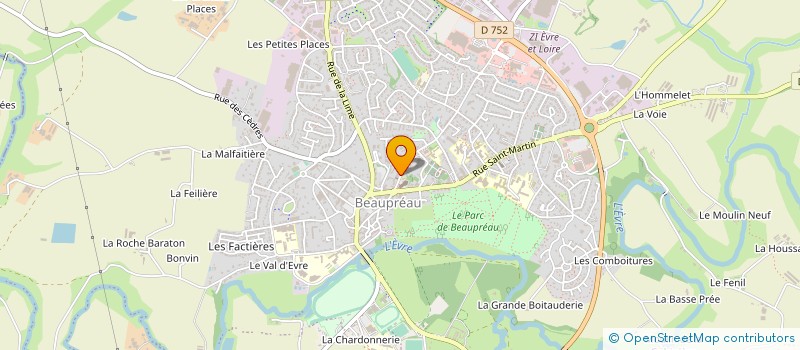 localisation de l'entreprise OGEC DU COLLEGE PRIVE D ELBEE à BEAUPREAU-EN-MAUGES