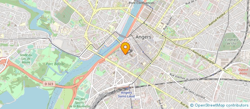 localisation de l'entreprise OGEC DU COLLEGE PRIVE LA CATHEDRALE à ANGERS