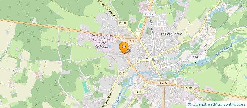 localisation de l'entreprise OGEC DU COLLEGE PRIVE NOTRE DAME à BAUGE-EN-ANJOU