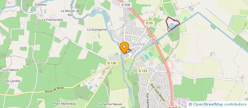 localisation de l'entreprise OGEC DU COLLEGE PRIVE ST VINCENT à BRISSAC LOIRE AUBANCE