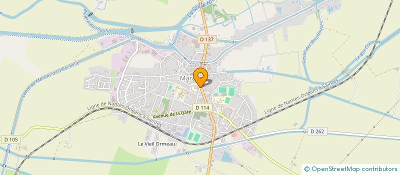 localisation de l'entreprise OGEC DU GROUPE SCOLAIRE MARIE EUSTELLE  MARANS