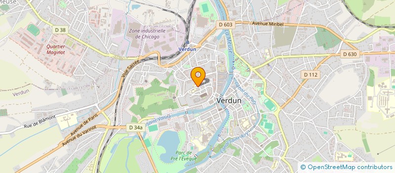 localisation de l'entreprise OGEC DU GROUPE SCOLAIRE SAINTE ANNE à VERDUN