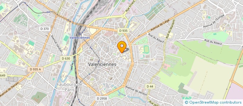localisation de l'entreprise OGEC DU LYCEE PRIVE à VALENCIENNES