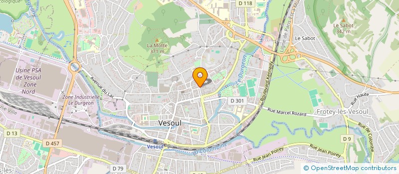 localisation de l'entreprise OGEC DU MARTEROY  VESOUL