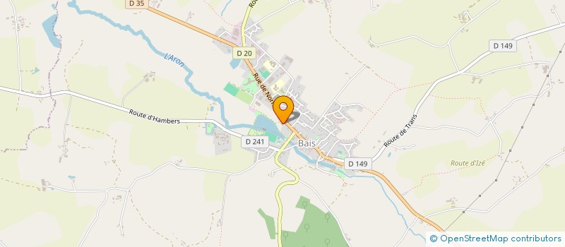 localisation de l'entreprise OGEC DU SACRE-COEUR  BAIS