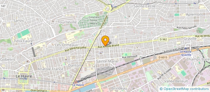 localisation de l'entreprise OGEC DU SACRE COEUR  LE HAVRE