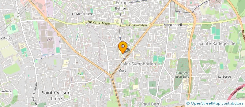 localisation de l'entreprise OGEC ECOLE CHRIST ROI  TOURS