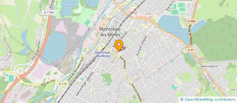 localisation de l'entreprise OGEC ECOLE DES OISEAUX  MONTCEAU-LES-MINES