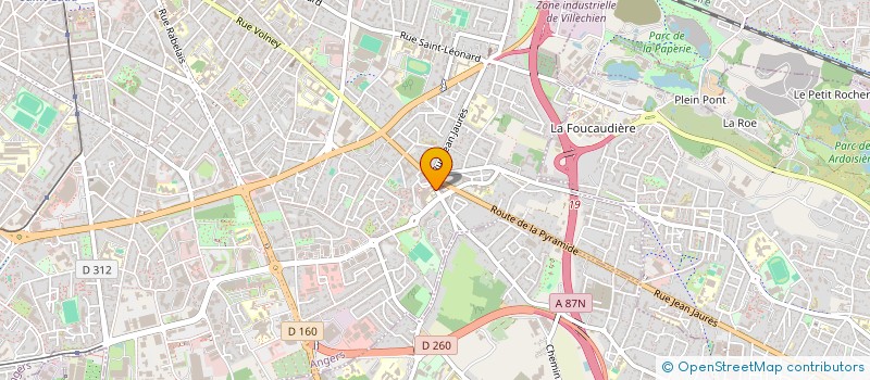 localisation de l'entreprise OGEC ECOLE DU CURE D ARS à ANGERS