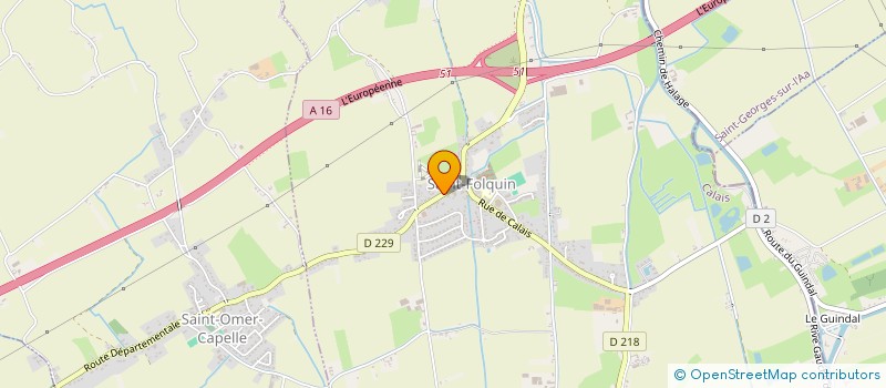 localisation de l'entreprise OGEC ECOLE DU SACRE COEUR  SAINT-FOLQUIN