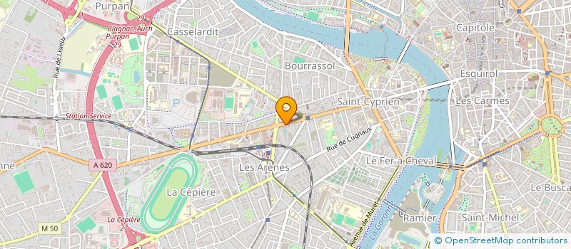 localisation de l'entreprise OGEC ECOLE EMILIE DE RODAT à TOULOUSE
