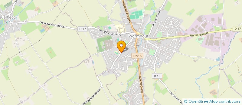 localisation de l'entreprise OGEC ECOLE ET FAMILLE ESQUELBECQ à WORMHOUT