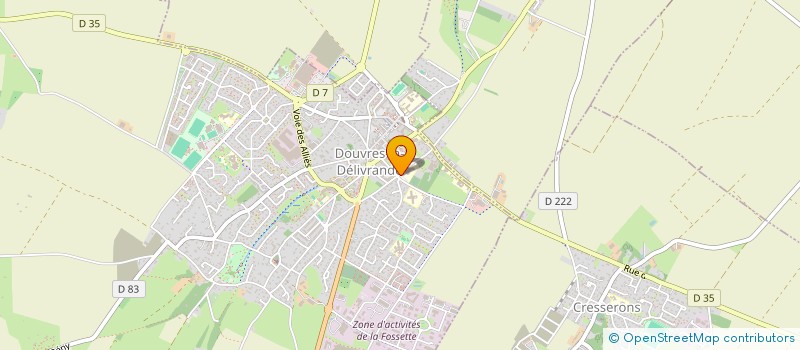 localisation de l'entreprise OGEC ECOLE ET LYCEES CATHOLIQUES DOUVRES à DOUVRES-LA-DELIVRANDE