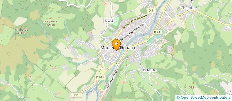 localisation de l'entreprise OGEC ECOLE JEANNE D'ARC  MAULEON-LICHARRE