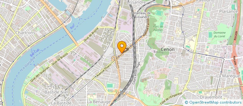 localisation de l'entreprise OGEC ECOLE JEANNE D ARC à CENON