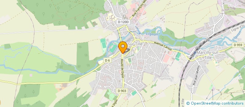 localisation de l'entreprise OGEC ECOLE JEANNE D ARC à IS-SUR-TILLE