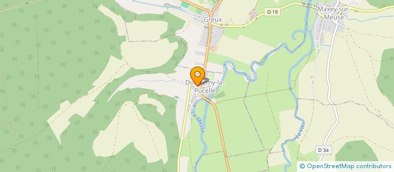 localisation de l'entreprise OGEC ECOLE JEANNE D ARC  DOMREMY-LA-PUCELLE