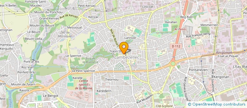 localisation de l'entreprise OGEC ECOLE MIXTE SAINT LAURENT à BREST