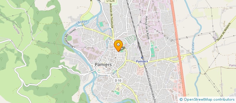 localisation de l'entreprise OGEC ECOLE NOTRE DAME à PAMIERS