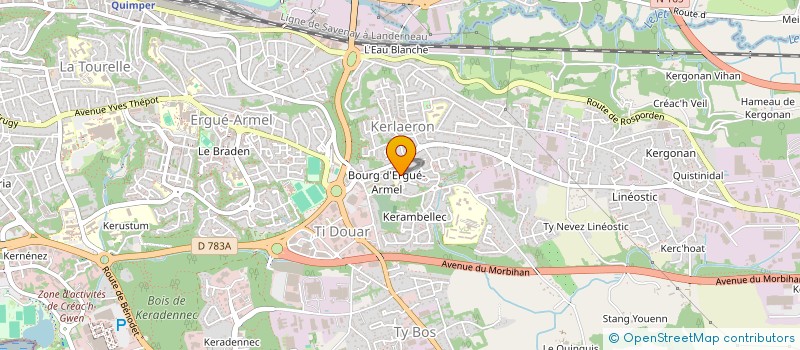 localisation de l'entreprise OGEC ECOLE NOTRE DAME à QUIMPER