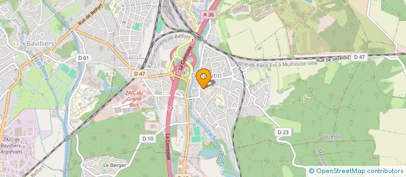 localisation de l'entreprise OGEC ECOLE NOTRE DAME à DANJOUTIN
