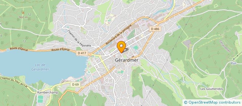 localisation de l'entreprise OGEC ECOLE NOTRE DAME  GERARDMER