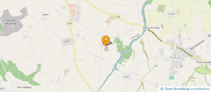 localisation de l'entreprise OGEC - ECOLE NOTRE DAME DE LA JOIE à KERMARIA-SULARD