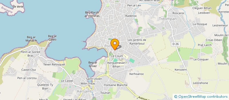localisation de l'entreprise OGEC ECOLE NOTRE DAME DU MONT CARMEL à PLOUDALMEZEAU