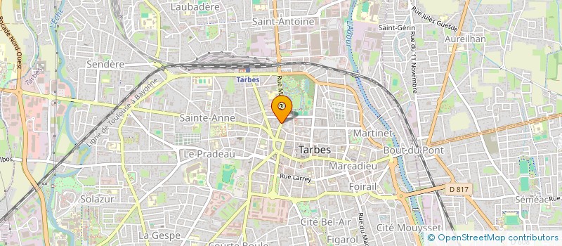 localisation de l'entreprise OGEC ECOLE PRIVEE JEANNE D'ARC  TARBES