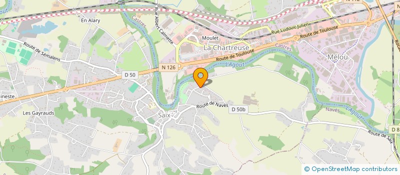 localisation de l'entreprise OGEC ECOLE PRIVEE LA COLOMBIERE  SAIX