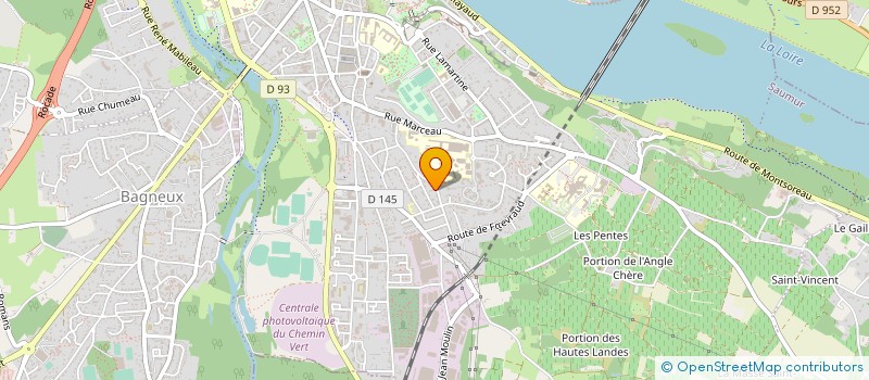 localisation de l'entreprise OGEC ECOLE PRIVEE MATERNELLE BETHLEEM  SAUMUR