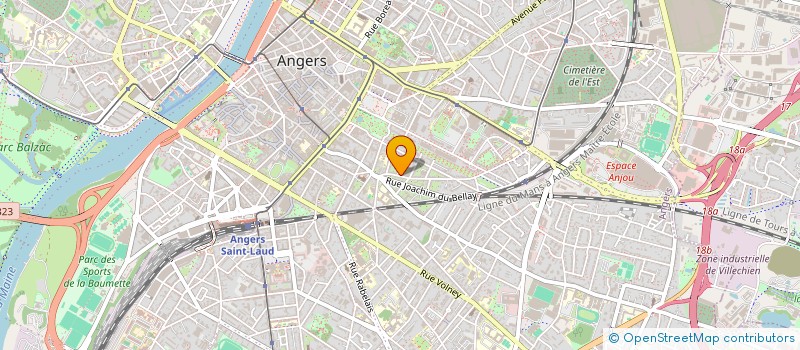 localisation de l'entreprise OGEC ECOLE PRIVEE MATERNELLE STE FAMILLE à ANGERS