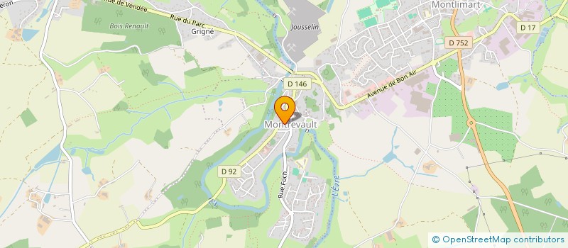 localisation de l'entreprise OGEC ECOLE PRIVEE MIXTE à MONTREVAULT-SUR-EVRE