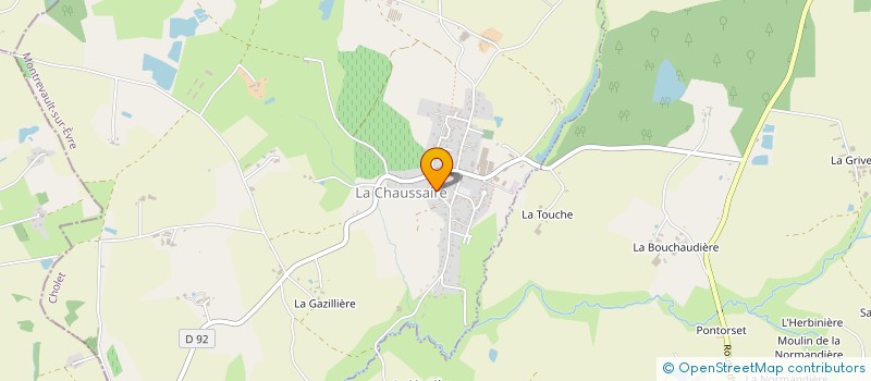 localisation de l'entreprise OGEC ECOLE PRIVEE MIXTE à MONTREVAULT-SUR-EVRE