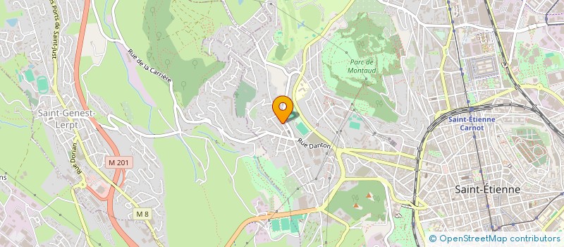 localisation de l'entreprise OGEC ECOLE PRIVEE MIXTE  SAINT-ETIENNE