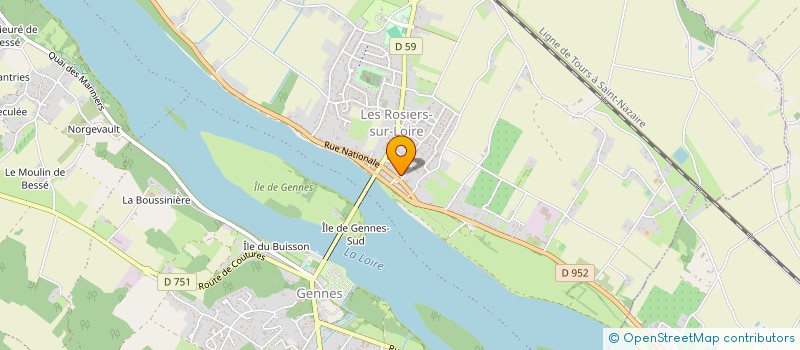 localisation de l'entreprise OGEC ECOLE PRIVEE MIXTE NOTRE DAME à GENNES-VAL-DE-LOIRE