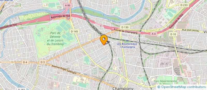 localisation de l'entreprise OGEC ECOLE PRIVEE STE THERESE à CHAMPIGNY-SUR-MARNE
