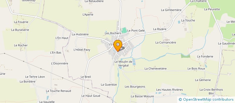 localisation de l'entreprise OGEC ECOLE SAINT AIGNAN  VERGEAL