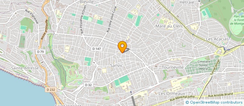 localisation de l'entreprise OGEC ECOLE SAINT DENIS  LE HAVRE