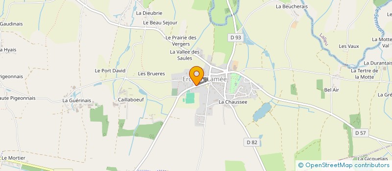 localisation de l'entreprise OGEC ECOLE SAINT FRANCOIS  ERCE-EN-LAMEE