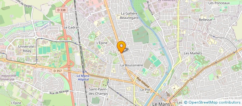 localisation de l'entreprise OGEC ECOLE SAINT LIBOIRE DDEC  LE MANS