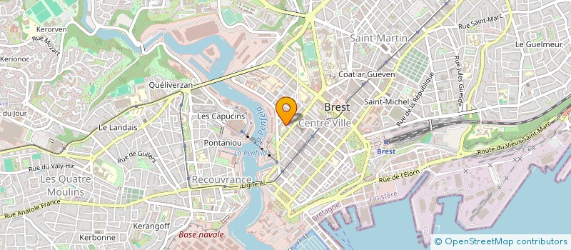 localisation de l'entreprise OGEC ECOLE SAINT LOUIS à BREST
