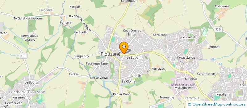 localisation de l'entreprise OGEC ECOLE SAINTE ANNE à PLOUZANE