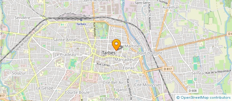 localisation de l'entreprise OGEC ECOLE ST DOMINIQUE  TARBES