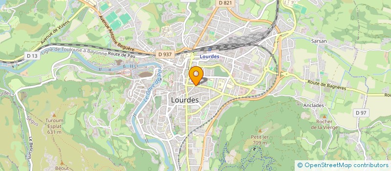 localisation de l'entreprise OGEC ECOLE ST JOSEPH à LOURDES